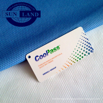 100% Polyester Coolpass feuchtigkeitstransportierendes, trockenes Mesh-Gewebe